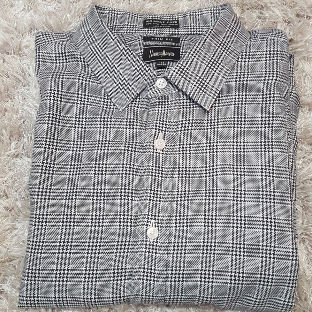 Neiman Marcus Plaid Shirt